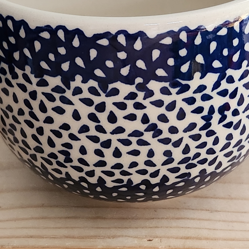 Handmade in Poland Ceramic Blue Speckled Pottery Glazed Mug NWOT - Picture 6 of 12